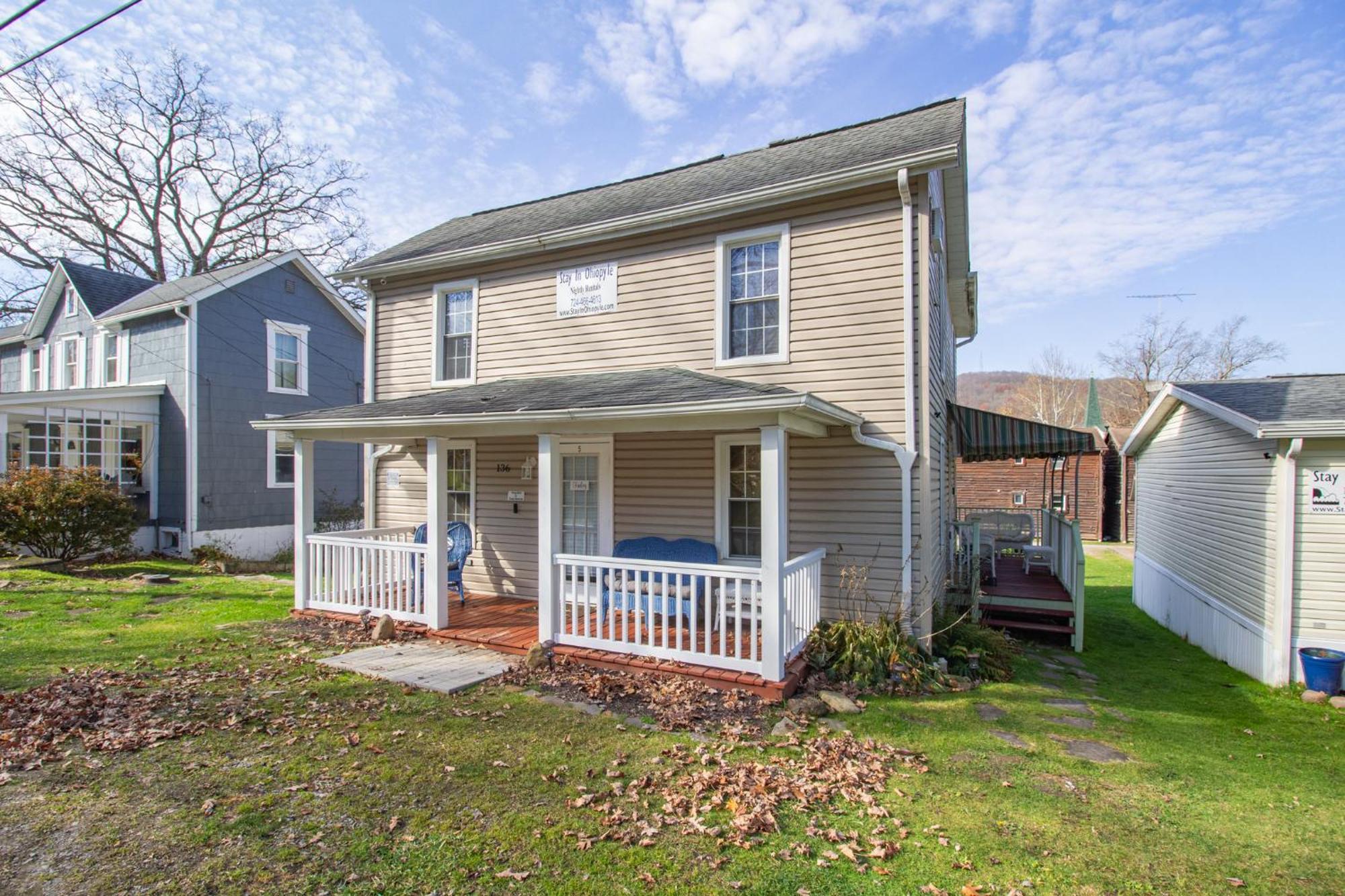 Stay In Ohiopyle In The Middle Of Town By The Gap Trail Eksteriør bilde